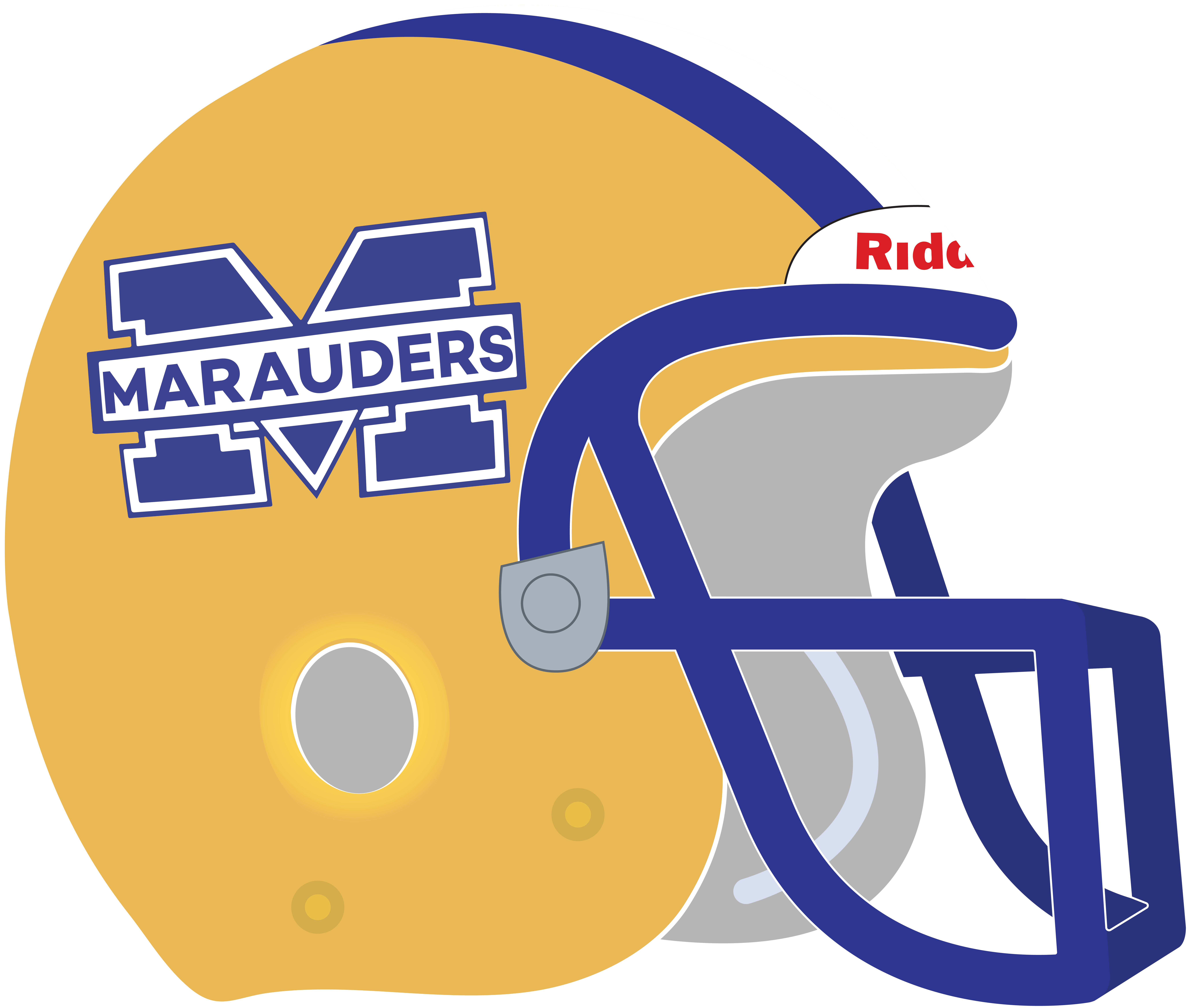 Mira Mesa Football Helmet Design
